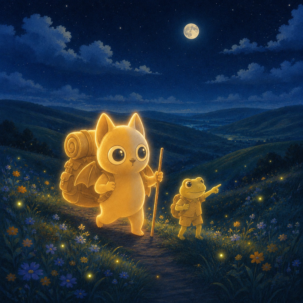 Moonlit Pilgrimage — BETS ON ELECTRUM artwork