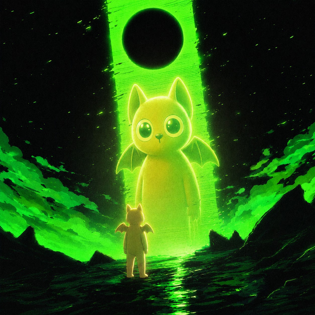 The Green Monolith — BETS ON ELECTRUM artwork