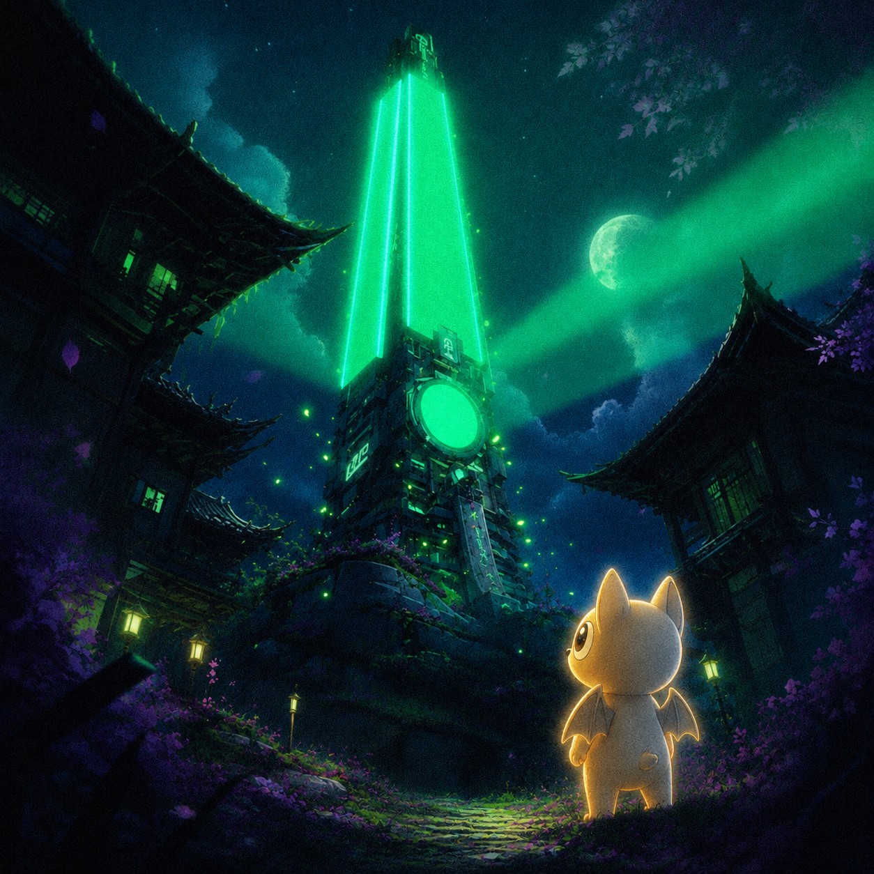 Moonlit Beacon — BETS ON ELECTRUM artwork